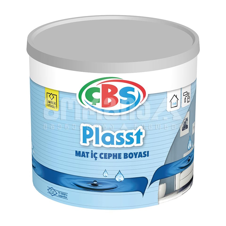 ინტერიერის საღებავი ÇBS PLASST 3,5კგ.