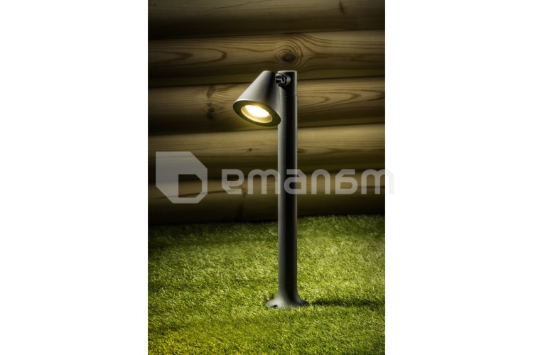 ეზოს განათება GTV LUSTINO-P 50 GU10 MAX 20W IP44 გრფიტი