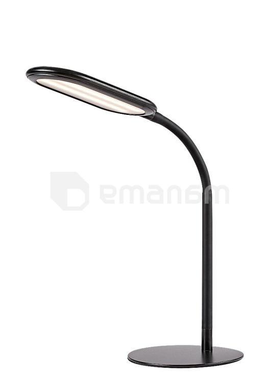 მაგიდის სანათი Rabalux Adelmo 10W 3000 6000K შავი თეთრი 74007