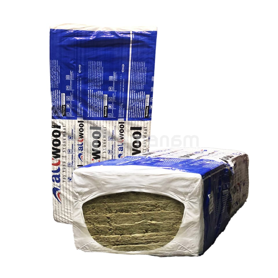 ქვის ბამბა TERRAWOOL ALLWOOL TASYUNU 600х1200х50 5,76კვ.მ