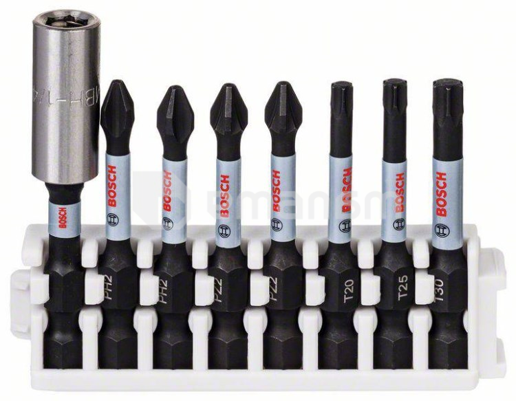 დარტყმითი ბიტების ნაკრები Bosch Impact Control 50 მმ 8 ც
