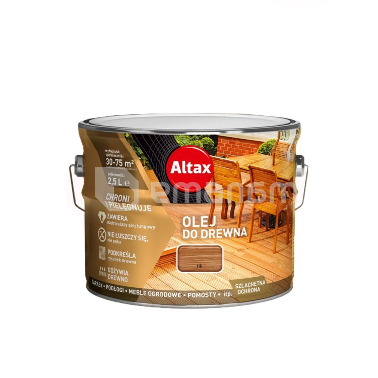 ზეთი ხის Altax ტიკი 2.5 ლ