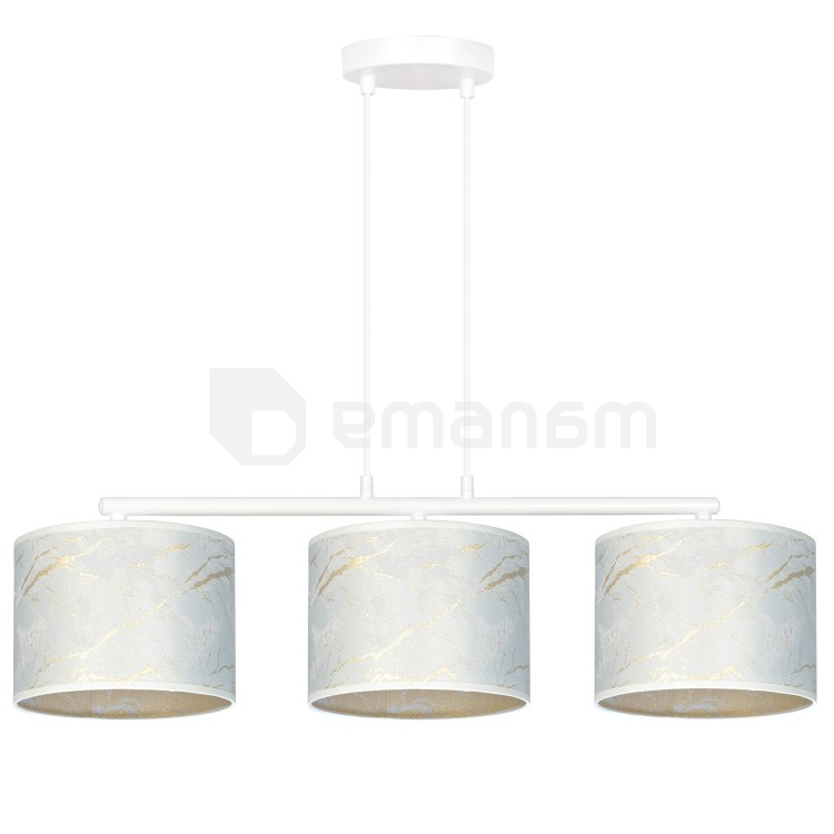 საკიდელი EMIBIG Broddi 3 E27 3x MAX 60W მარმარმარილო თეთრი