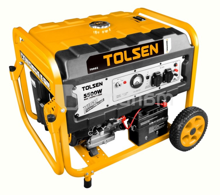 გენერატორი ბენზინის Tolsen 79992 5500W