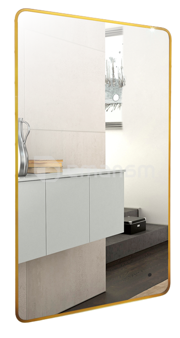 სარკე ოქროსფერი უკონტაქტო სენსორით Silver Mirrors Incanto 600х1000