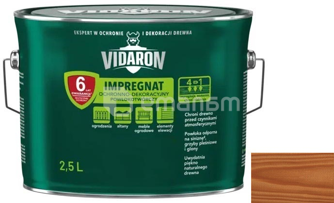 გასაჟღენთი ხის Vidaron Impregnat 2.5 ლ V06 მაჰაგონი ამერიკული
