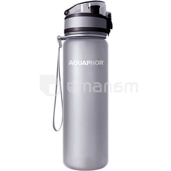 ფილტრი-ბოთლი AQUAPHOR CITY ნაცრისფერი