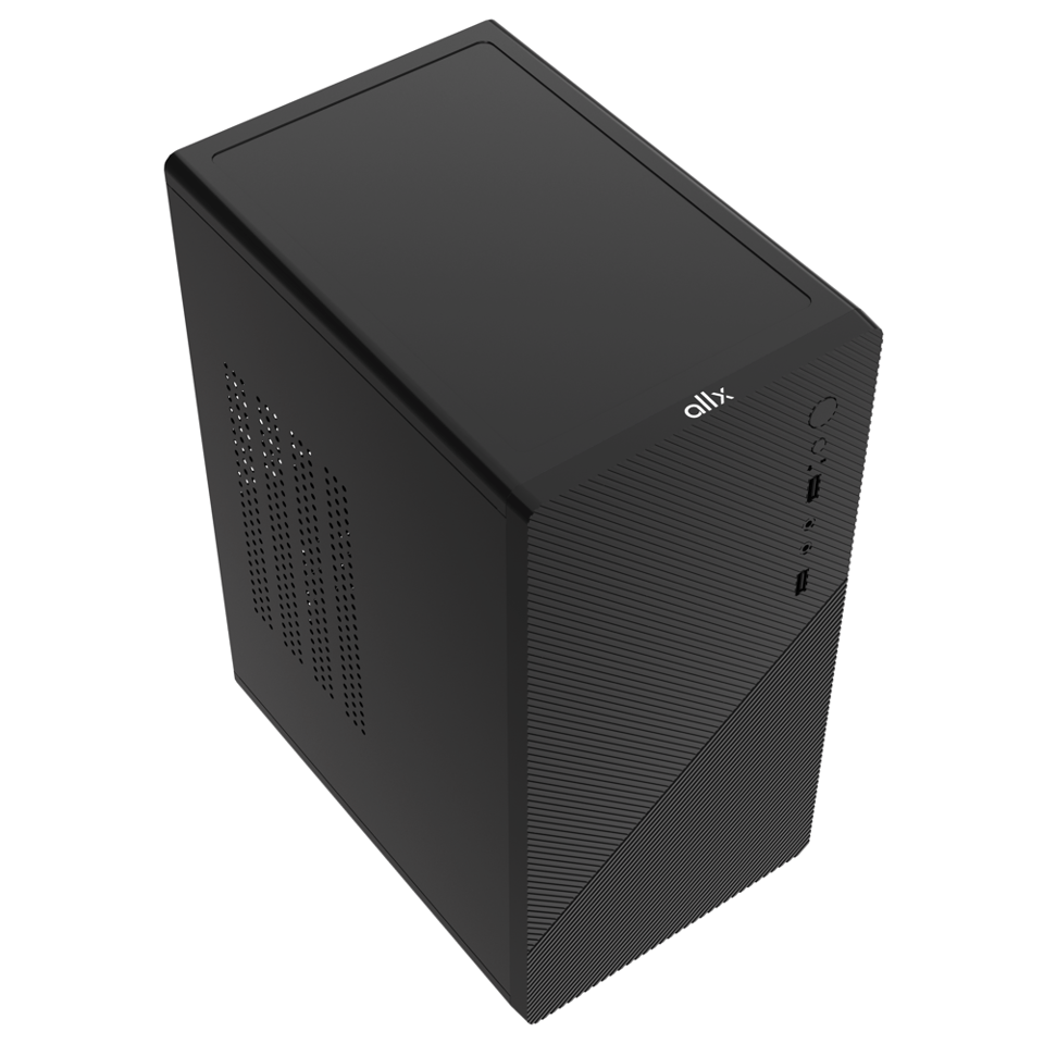 ქეისი ALLX AX-B1635, Computer Case, MATX, ITX, USB1.0x2, Black