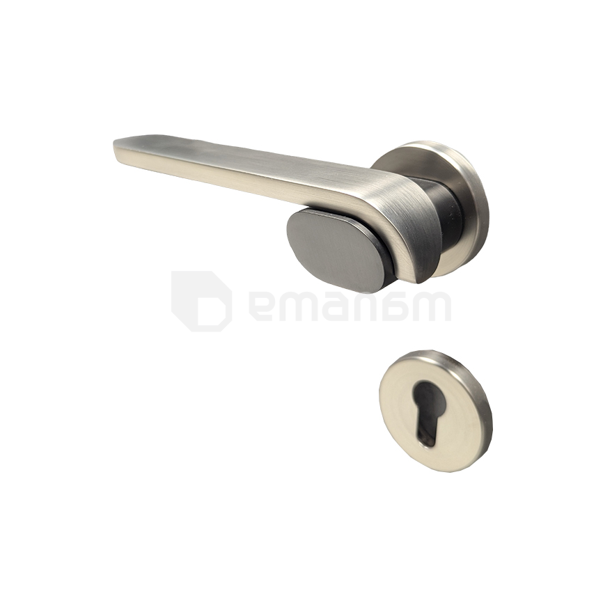 სახელური როზეტით Kerry 725502-09 TW + ზესადები ცილინდრი