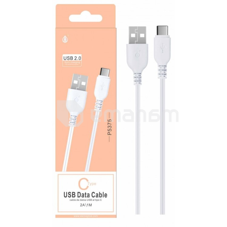 კაბელი USB Oneplus P5375 USB TypeC თეთრი 2A 1 მ 2100371
