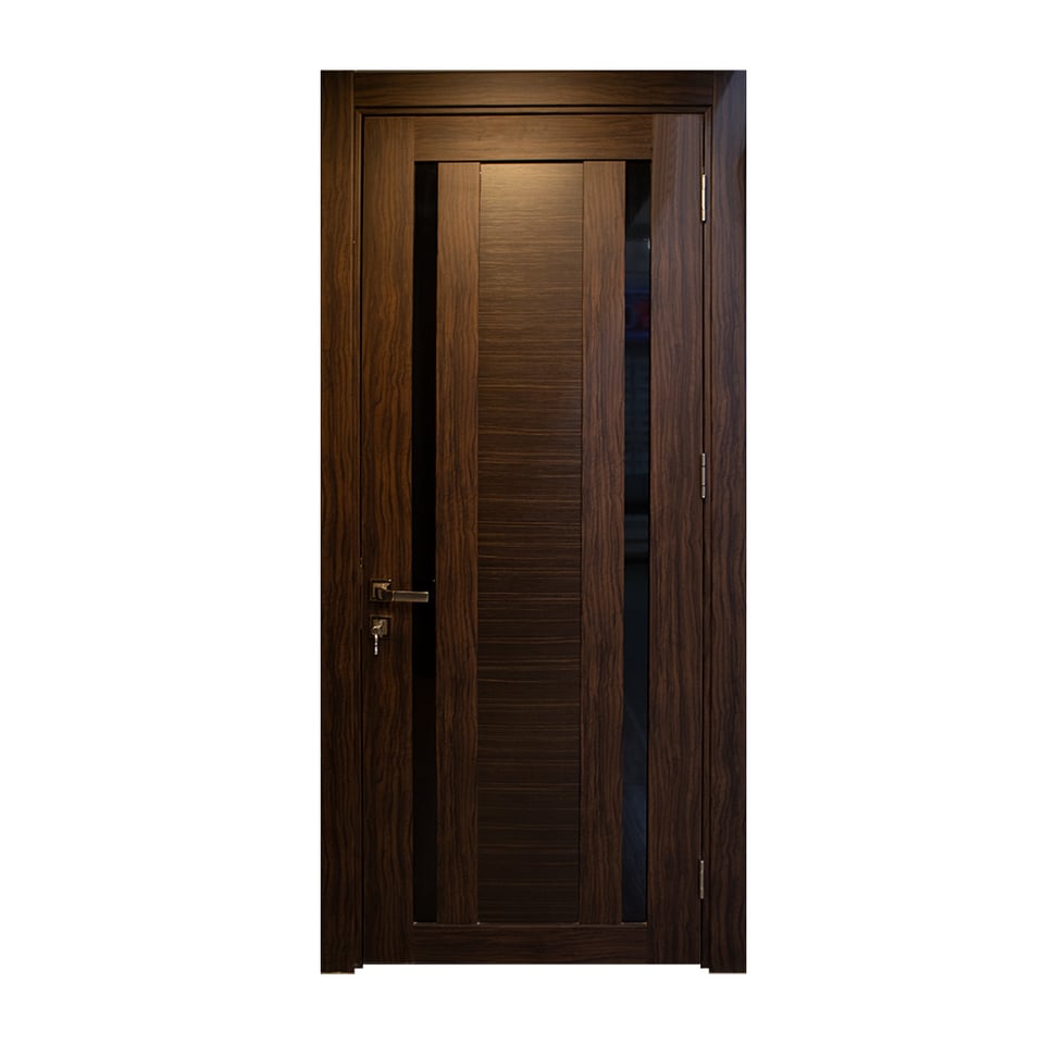 კარი მდფ TKS/WW 220*90*10/14 Africa Walnut(კომპლექტი)