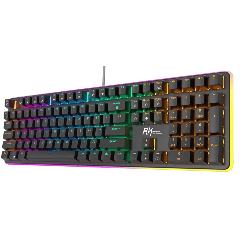 კლავიატურა Royal Kludge RK918 Mechanical Keyboard, Brown switch, Wired, USB, Black