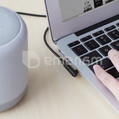 AUX კაბელი Borofone BL4 2 მ შავი