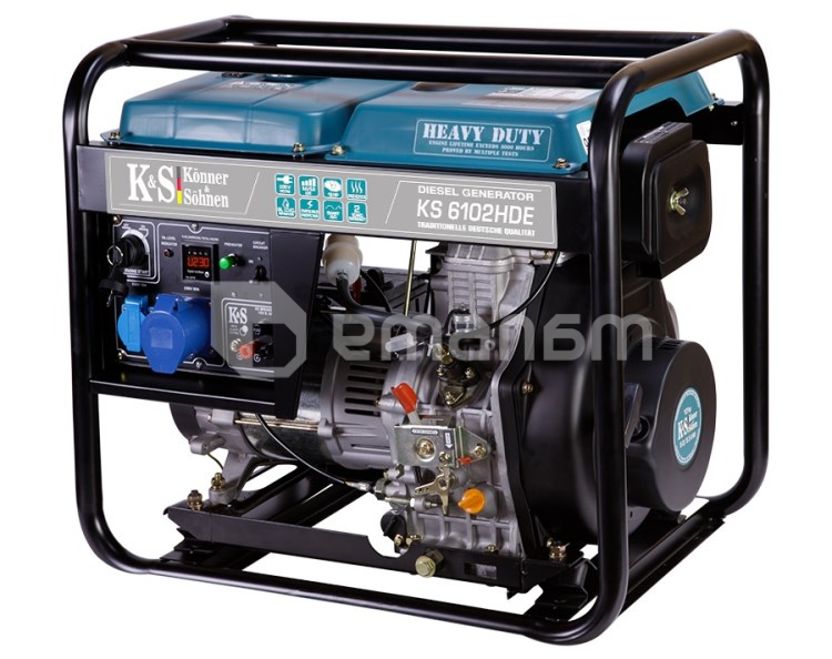 გენერატორი დიზელის Konner&Sohnen KS 6102HDE 5.5kW