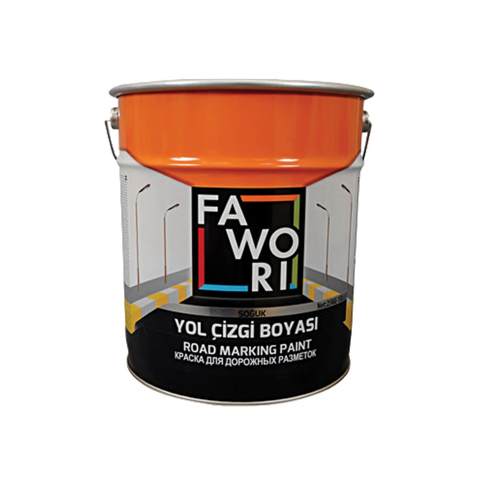 გზის საღებავი თეთრი FWRYOL Ç.B.ÇEMBERKİLİT BEYAZ 25KG , ცალი