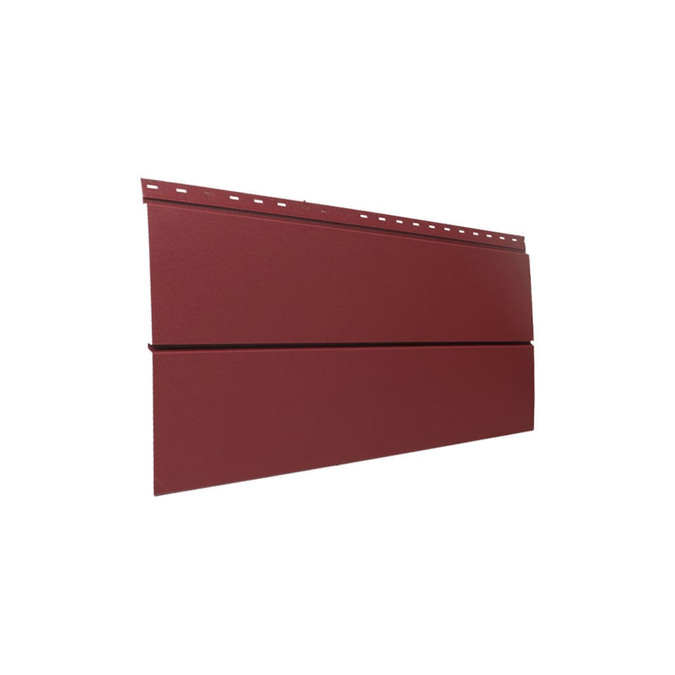 154-იანი  ფერადი თუნუქის საიდინგი 0.45X340 ხაოიანი RAL 3005  NOVA