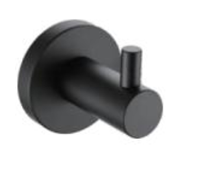 პირსახოცის საკიდი კაუჭი FRAP F30205 Black