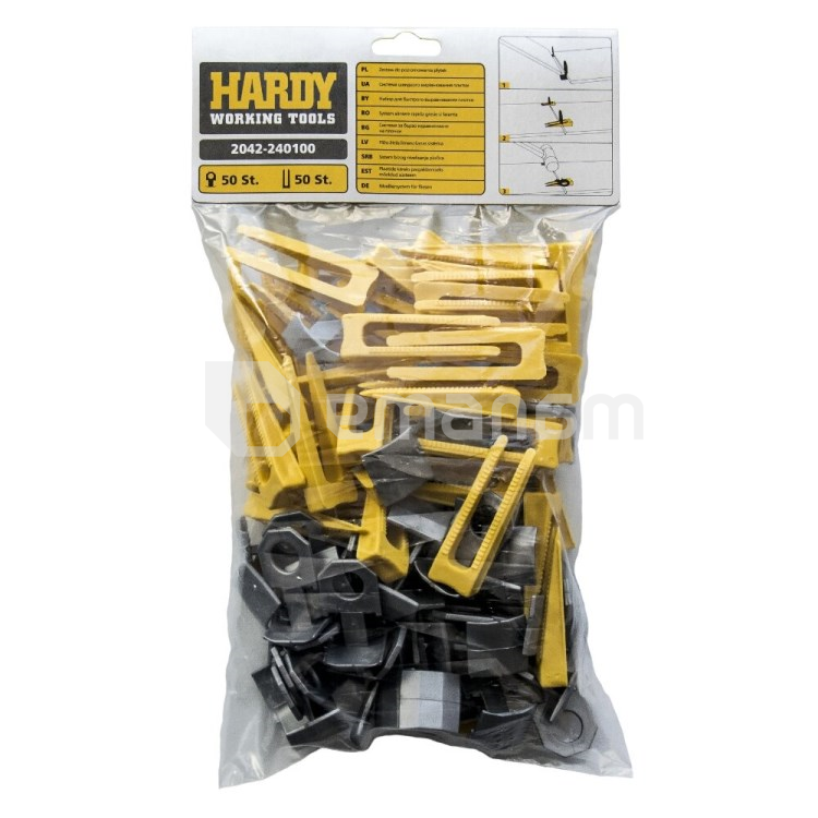 კლიფსი კაფელის 50 ც + სოლი კაფელის 50 ც Hardy 2042-240100