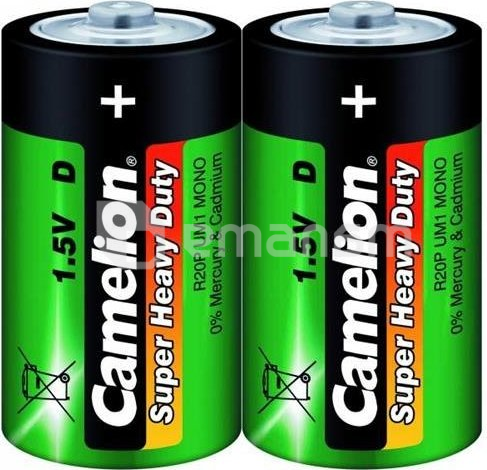 ელემენტი Camelion Super Heavy Duty D R20P-BP2B