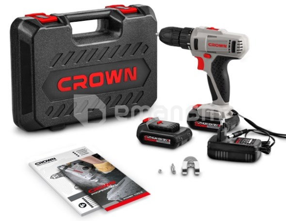 აკუმულატორის დრელი-სახრახნისი Crown CT21052LH 12V