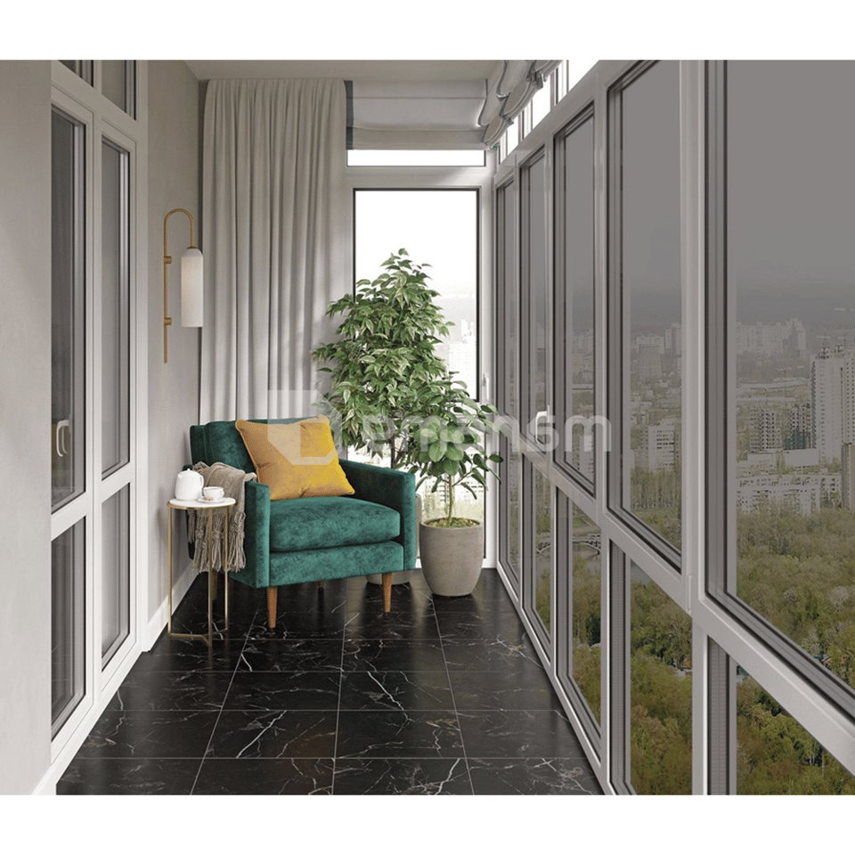 ფირი ფანჯრის სტატიკური Delfa TM5-BC/S76 შავი 76x150 სმ