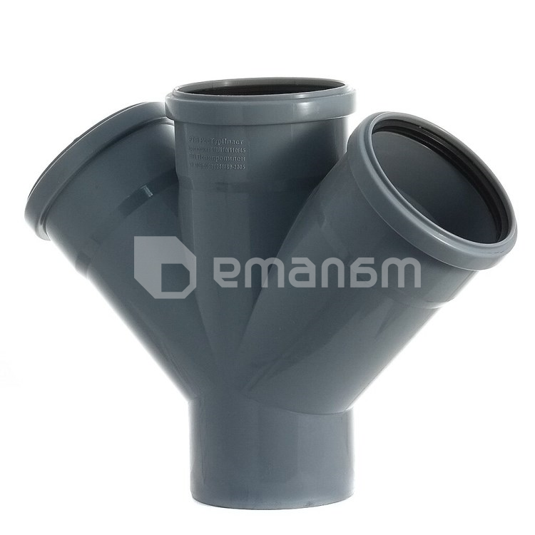 ჯვარედინა ერთმაგი სიბრტყის Hakan110/110/110/45° S20 GREY