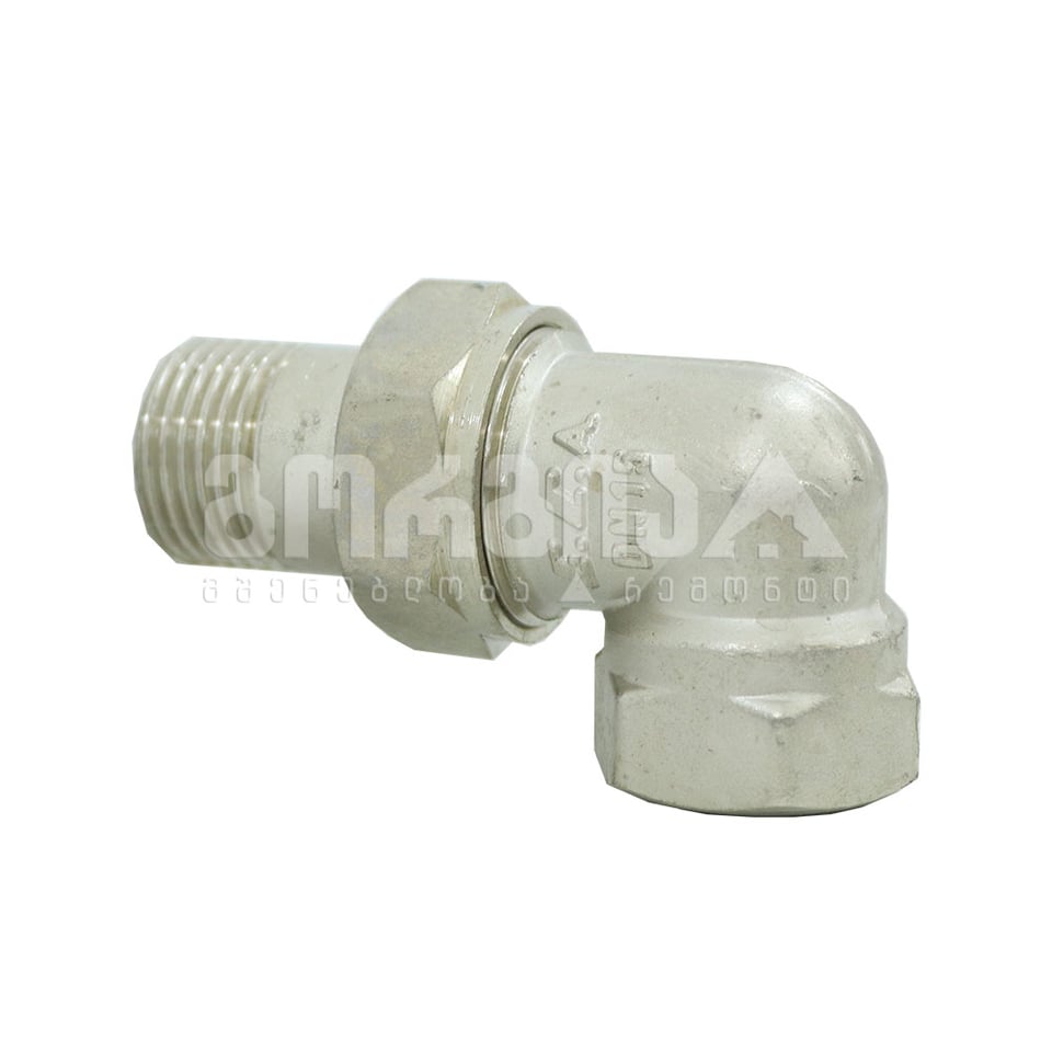 რადიატორის გადამყვანი კუთხური 1/2 " Eca