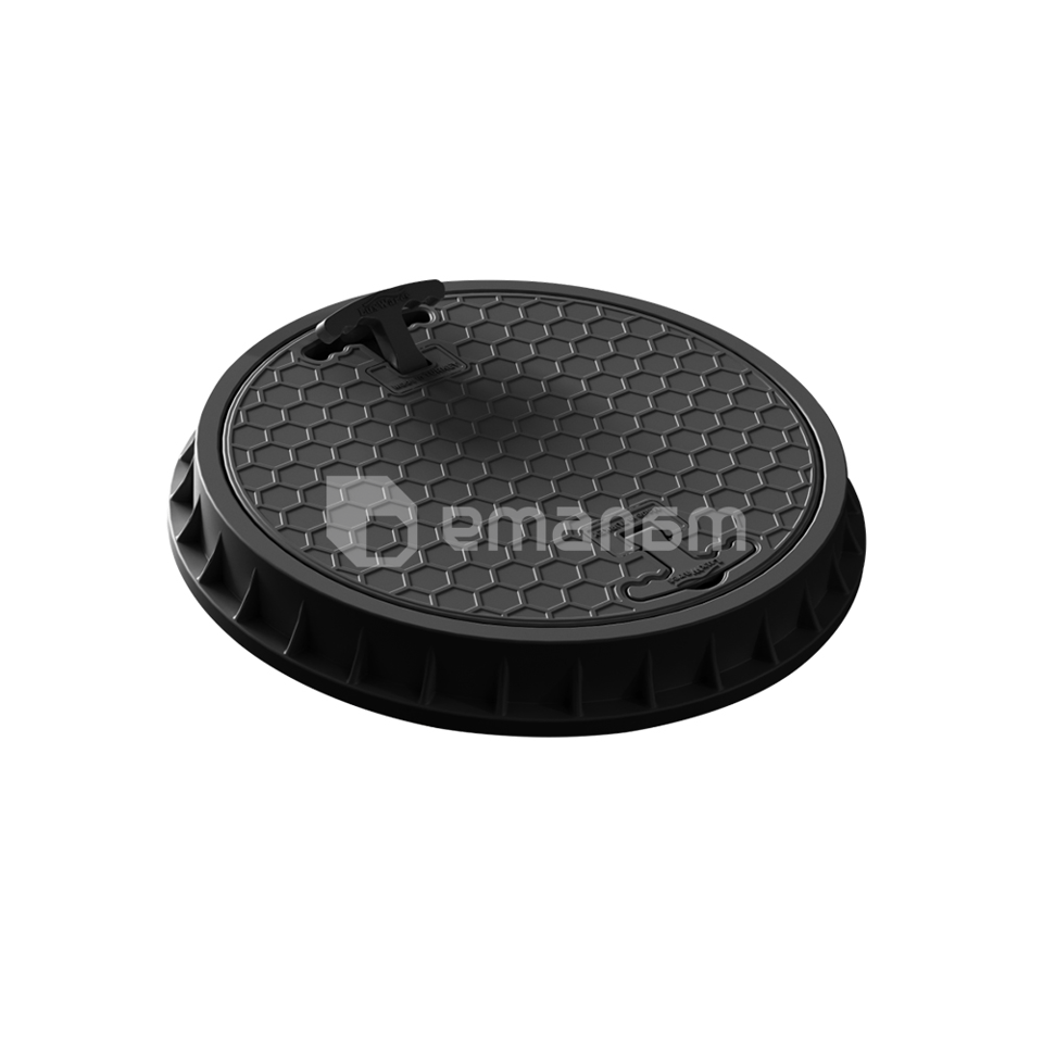 ლიუკი მრგვალი საკეტით და სადგამით FORM-PLASTIC YK-1003-S 500 მმ
