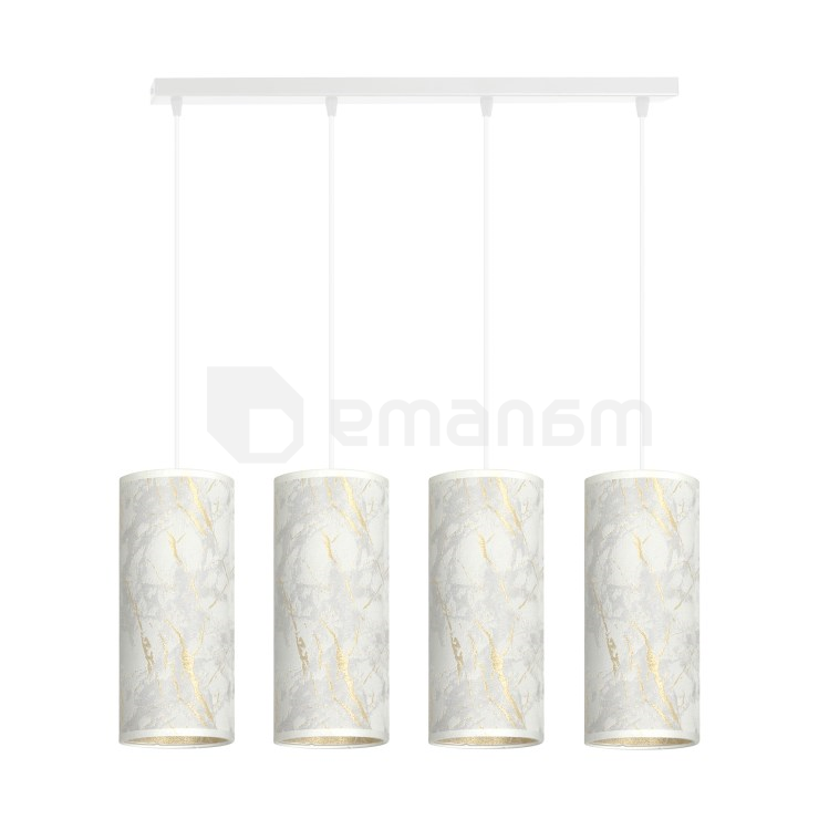 საკიდი EMIBIG Karli 4 E27 4x MAX 60W მარმარილო თეთრი