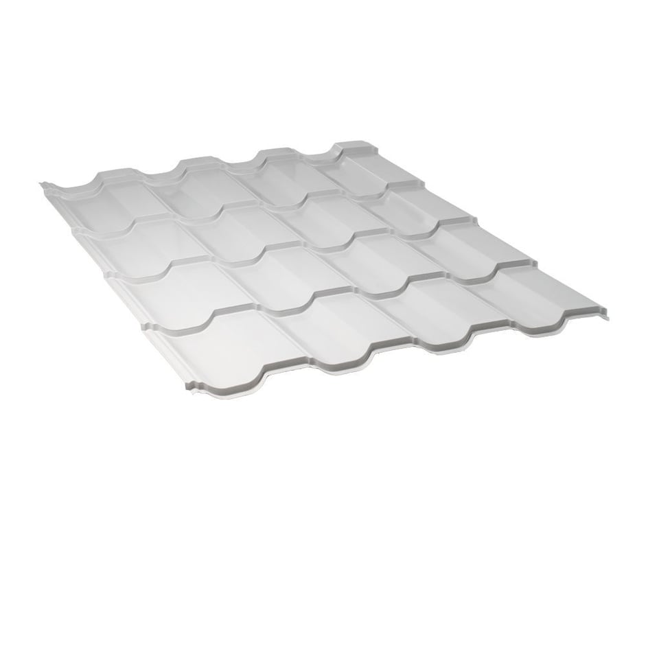 მეტალოკრამიტის ფერადი თუნუქის სახურავი მოდერნი 0.50X1200 მმ NOVA RAL 9006