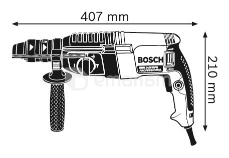 პერფორატორი Bosch GBH 2-26 DFR Professional 800W (0611254768)