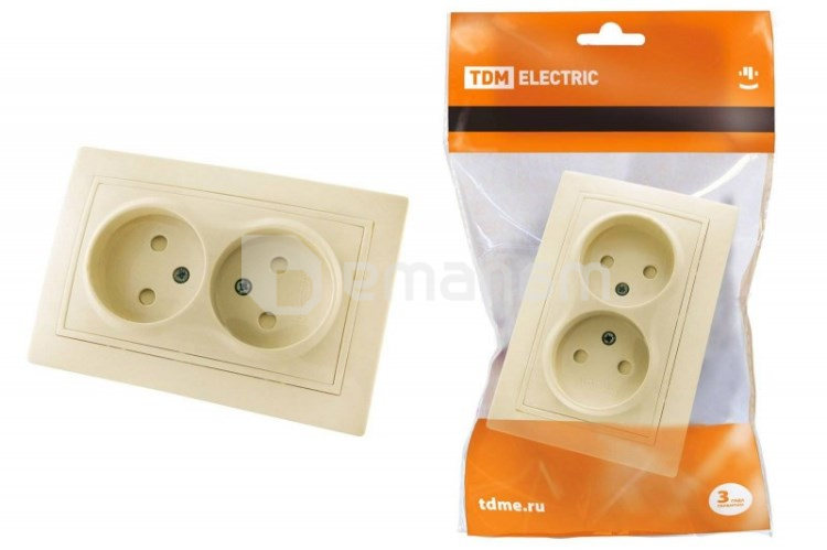 როზეტი TDM SQ1814-0117 2 სპილოს ძვლისფერი