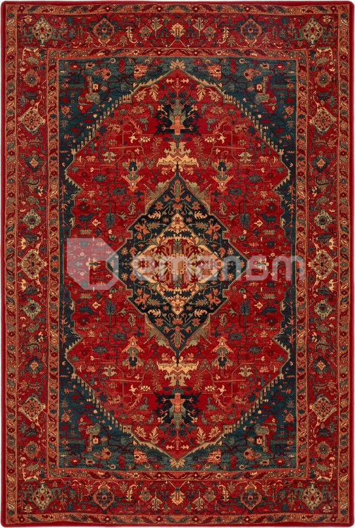 ხალიჩა Dywilan  SUPERIOR KASIM RUBIN 2456 cC1 200x300 100% WOOL
