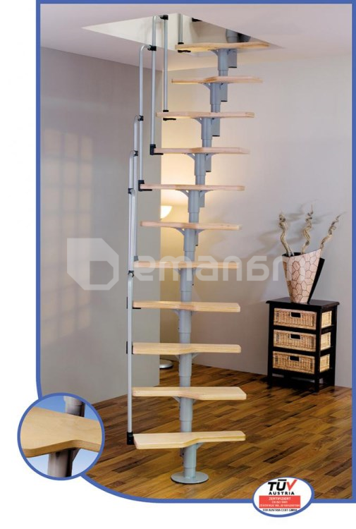 დამატებითი საფეხური Minka Twister არყის ხე