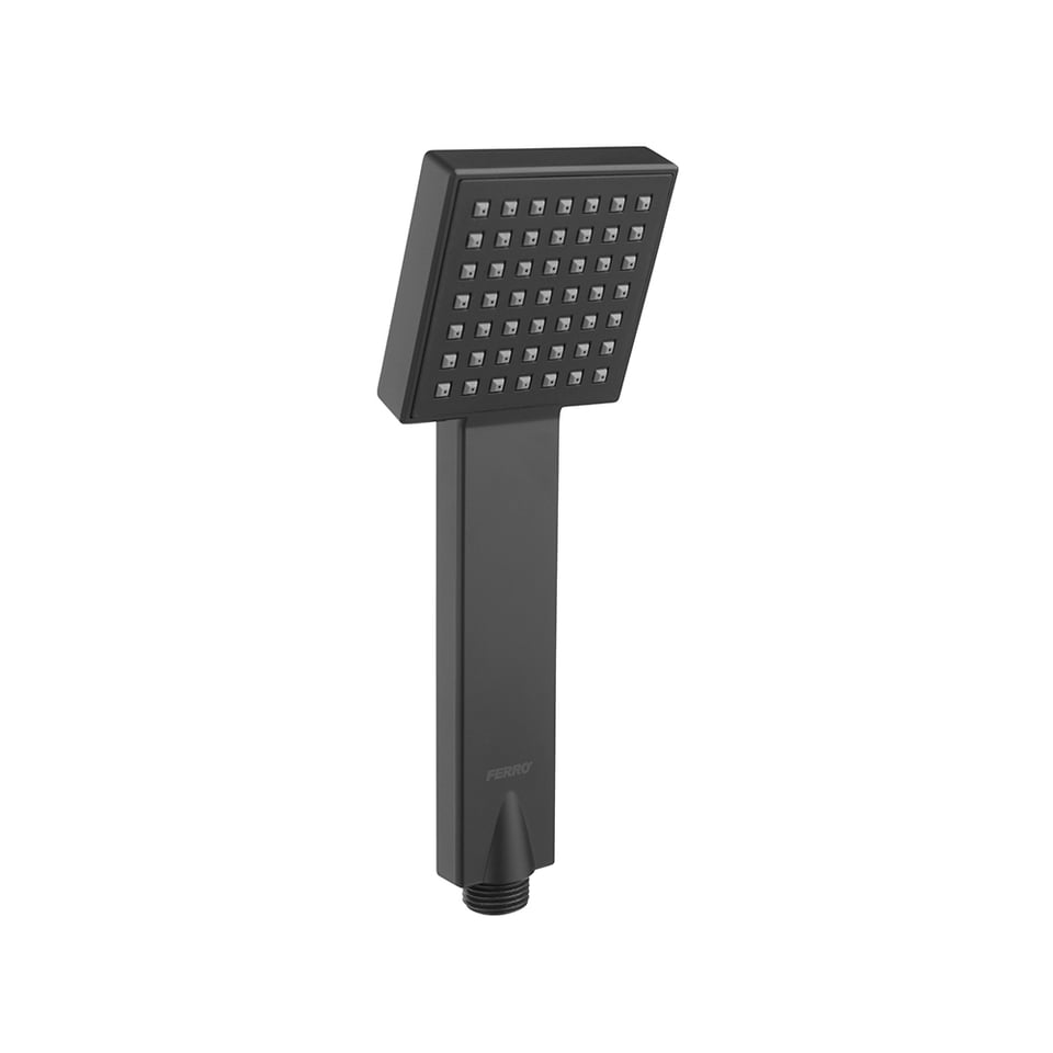 საშხაპე ყურმილი ერთფუნქციანი შავი S22BL-B Squerto