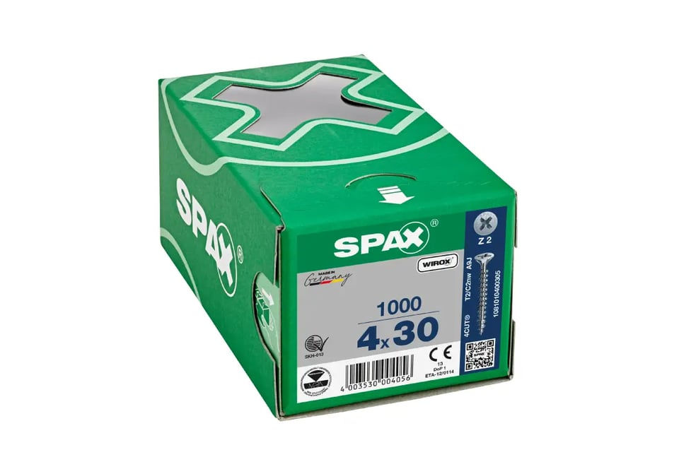 ბხრხ4030 - ხრახნი პროფესიონალი 4*30. შპაკს (1000ც)