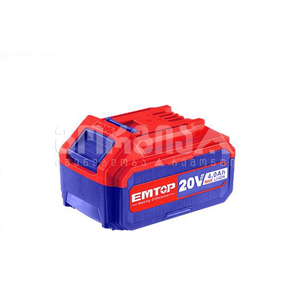 ელემენტი Li-Ion 20ვ 4Ah Emtop-EBPK2002