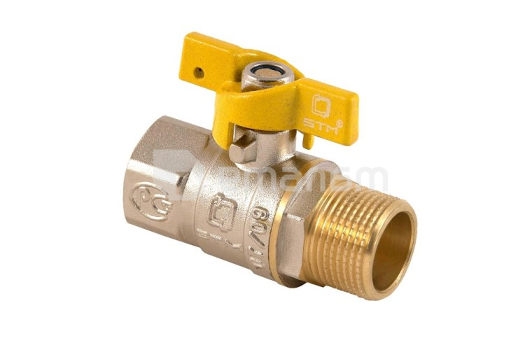 გაზის სარქველი ბურთულიანი Masterprof ИС.080463 1/2"