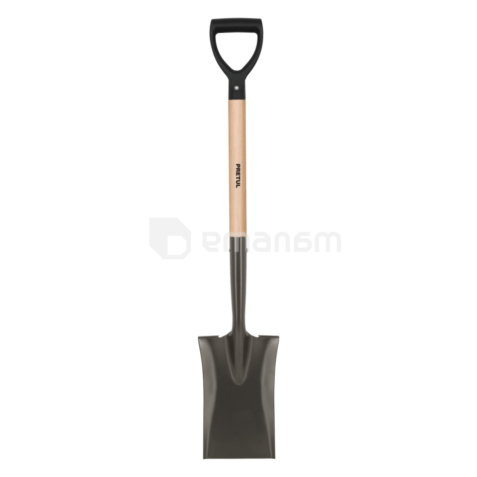 ნიჩაბი ხის ტარით Pretul PED-P 18x99 სმ