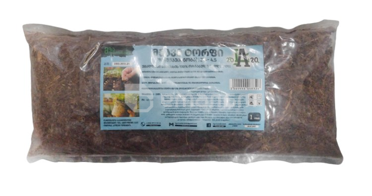 ტორფი მჟავე ph 3.5-4.5 1 ლ