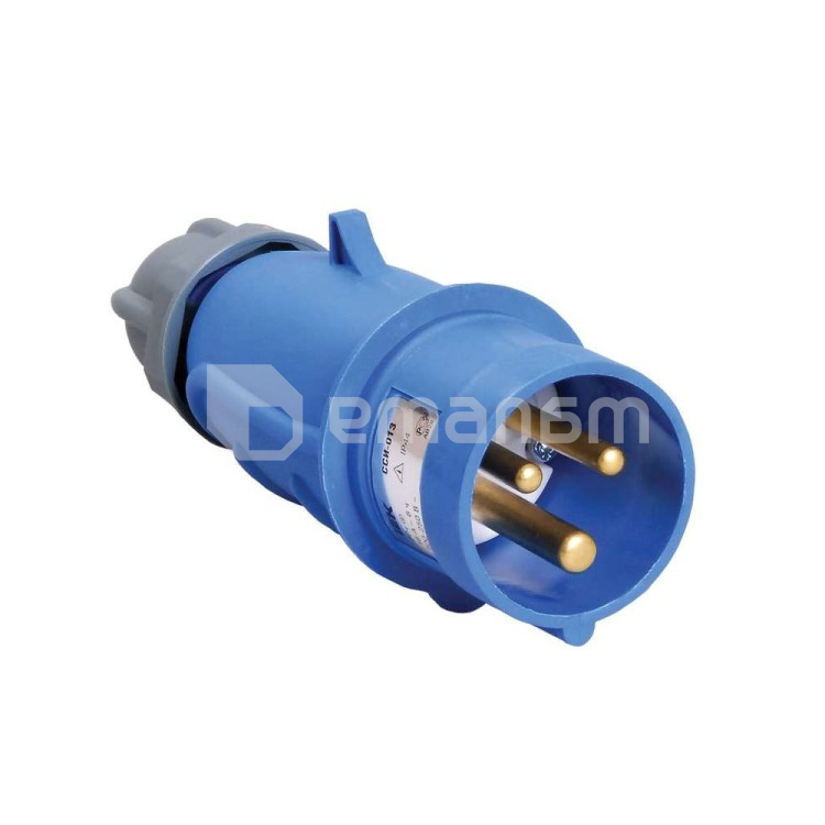 ჩანგალი ძალოვანი IEK 013 2P+PE 16A 220B