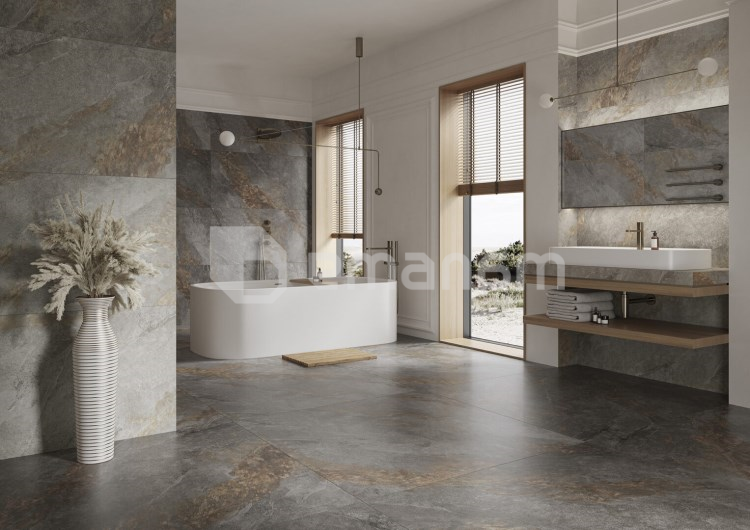 კერამოგრანიტი Cerrad GRES AURIC LIGHT GREY RECT. 1197x597x8