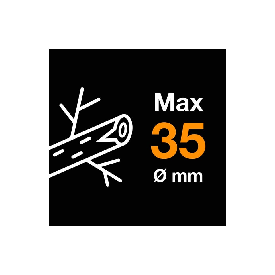 როკსაჭრელი Fiskars White L32 35 მმ