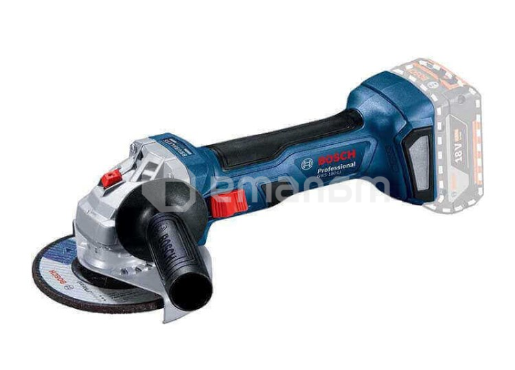 კუთხის სახეხი მანქანა აკუმულატორის Bosch GWS 180-LI