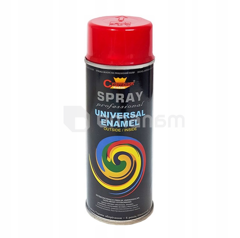 უნივერსალური ლაქ-სპრეი CHAMPION წითელი 3002 400მლ