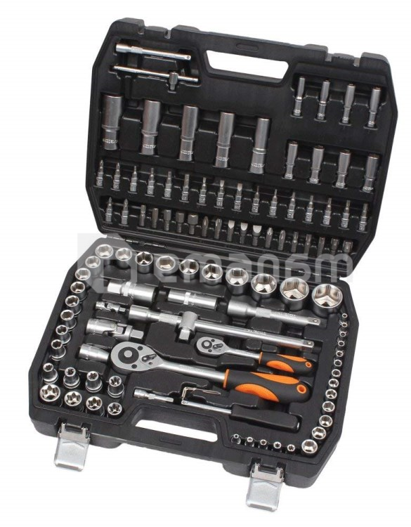 ნაკრები ბიტების/თავაკების Gadget 339007 1/4" 1/2" 108 ც