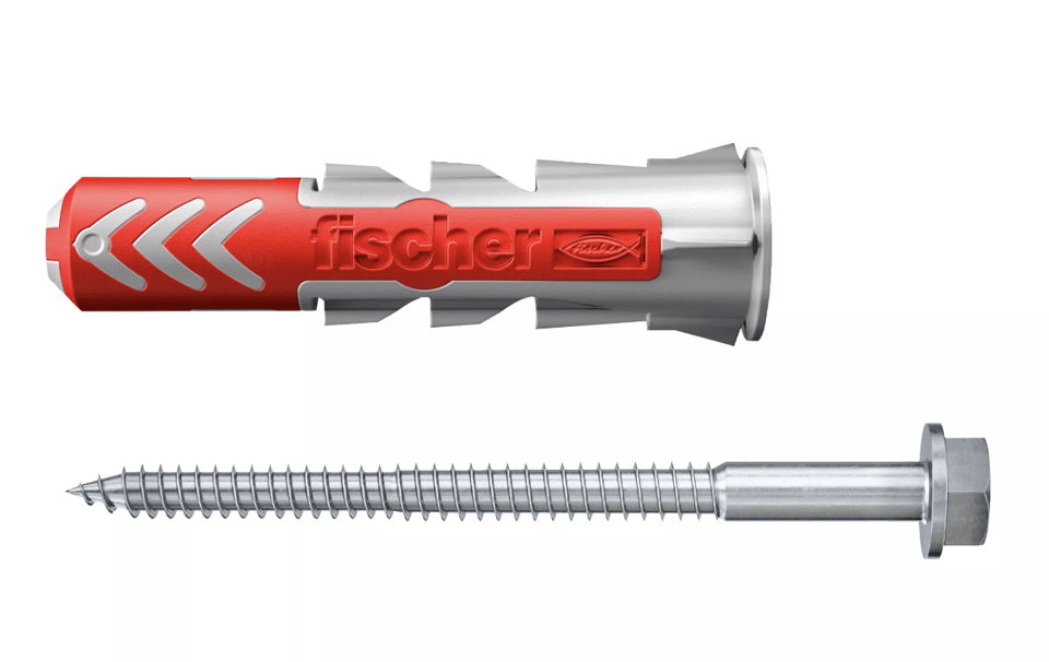 დუბელი DUOPOWER 10X50 S |  ჭანჭიკით (25 ცალი)