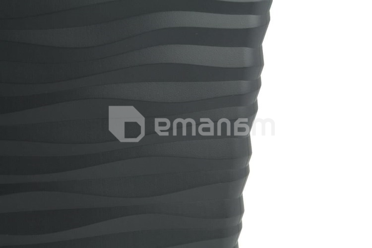 პლასტმასის ქოთანი ყვავილებისთვის FORM PLASTIC Sahara Dunes Slim square 3950-014 Ø30 ანტრაციტი