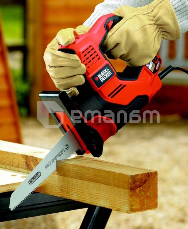 ხმლისებრი ხერხი Black+Decker Scorpion RS890K-QS 500W