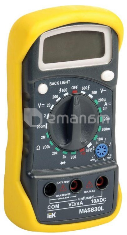 მულტიმეტრი ციფრული IEK MASTER MAS830L